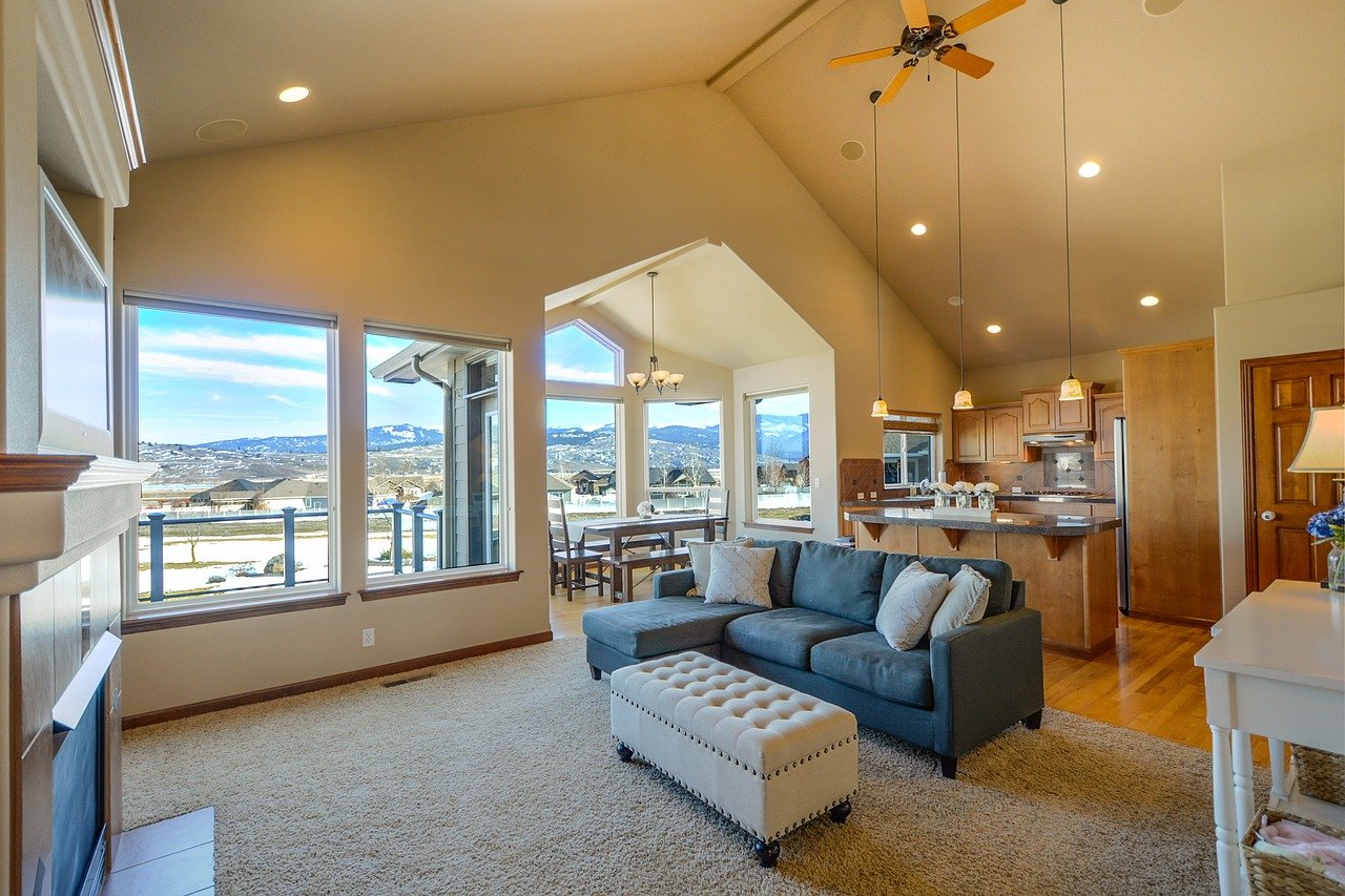 interior of house living room 